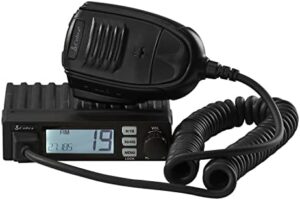 Cobra 19 MINI Recreational CB Radio - 40 Channels, Travel Essentials, Time Out Timer, VOX, Auto Squelch, Auto Power, Instant Channel 9/19, 4-Watt Output, Easy to Operate, Black