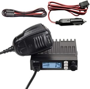 Cobra 19 MINI AM/FM Recreational CB Radio - Dual-Mode AM/FM, 40 Channels, Travel Essentials, Time Out Timer, VOX, Auto Squelch, Auto Power, Instant Channel 9/19, 4-Watt Output, Easy to Operate, Black