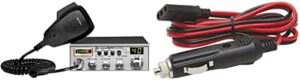 Cobra 25LTD Professional CB Radio & RoadPro RPPS-220 Platinum Series 12V 3-Pin Plug Fused Replacement CB Power Cord