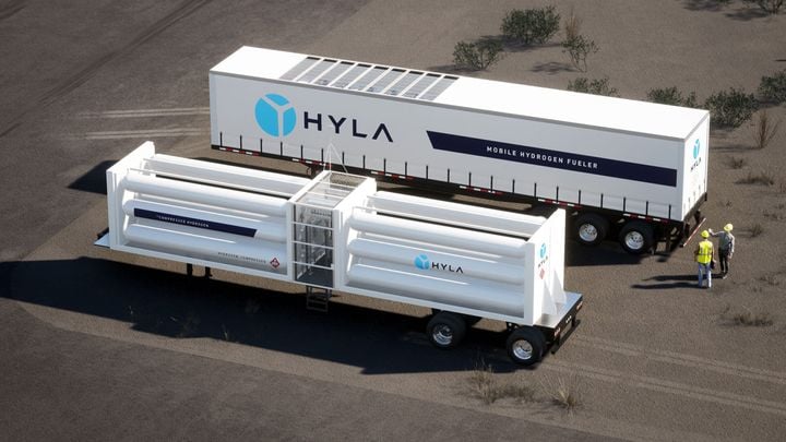 Nikola unveiled a mobile hydrogen fueling station and a new brand for its hydrogen distribution,...