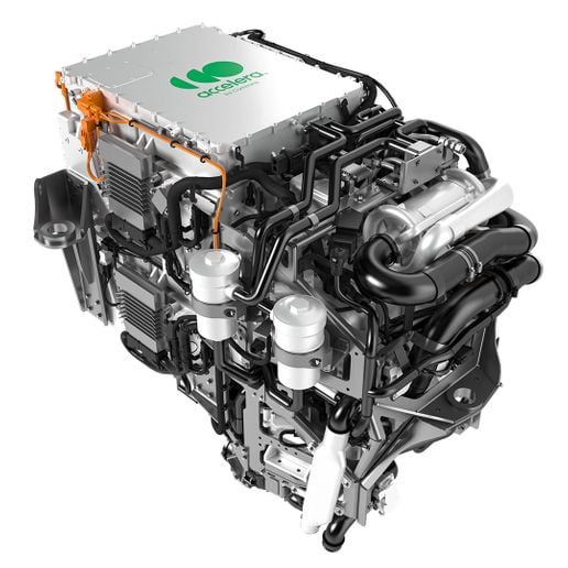 Accelera's new FCE300 fuel cell engine. - Photo: Accelera by Cummins