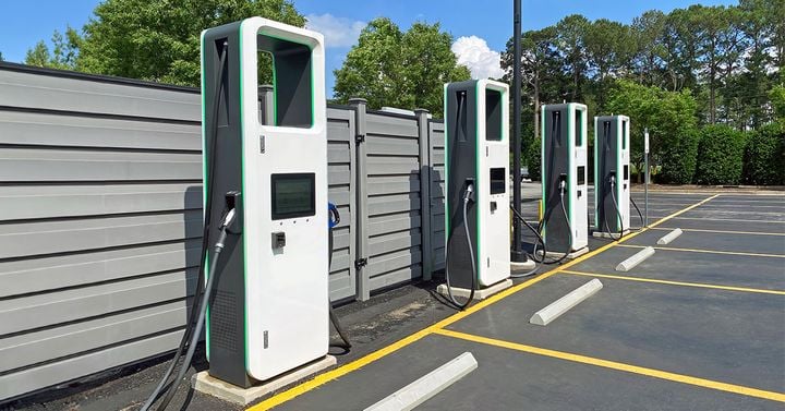 Electric charging stations