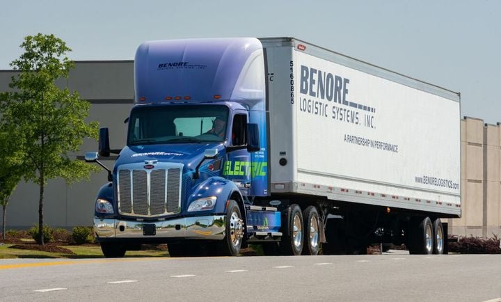 Benore took delivery of its first electric truck in April and was on track to have a total of...