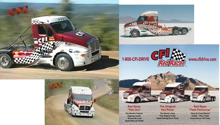 In the 1990s and into the 2000s, CFI garnered publicity with special racing trucks.