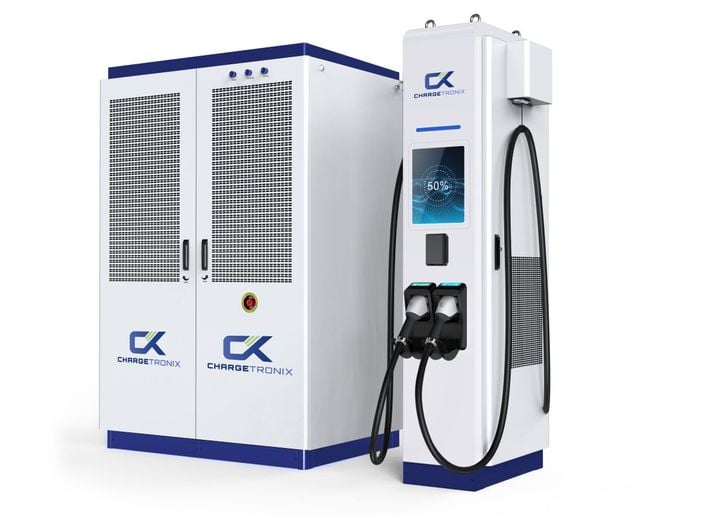 ChargeTronix EV charging station.