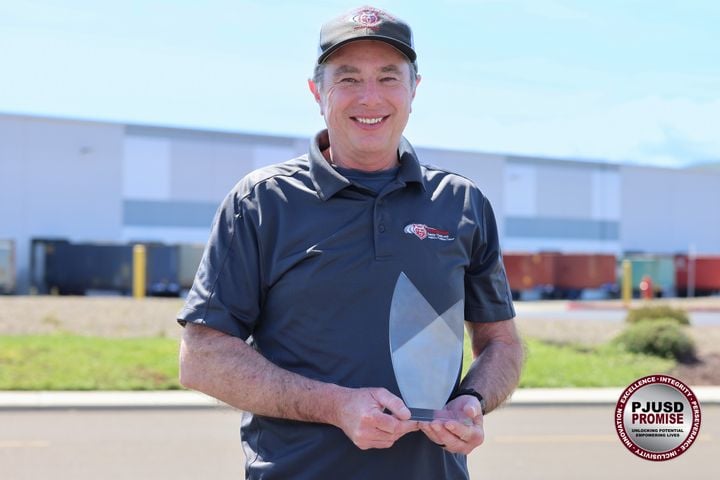 Dave Dein with trophy