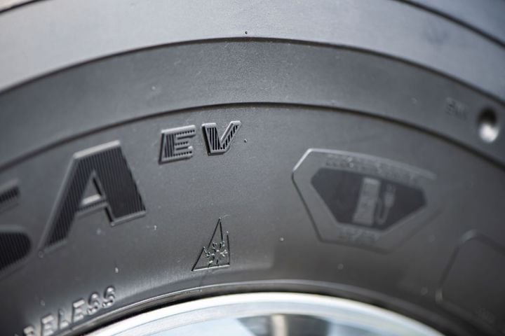 Goodyear EV truck tire.