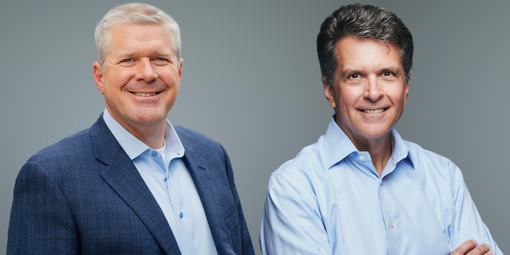 Effective Jan. 1, 2023, Dean Engelage (left) will become CEO and Rick Mullininx (right) will...