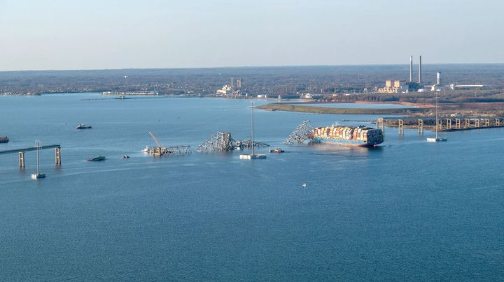 The worst traffic disruptions will come after the port fully re-opens, because until the bridge is rebuilt, that's a key access route taken out of the picture. - Photo: Maryland Transportation...