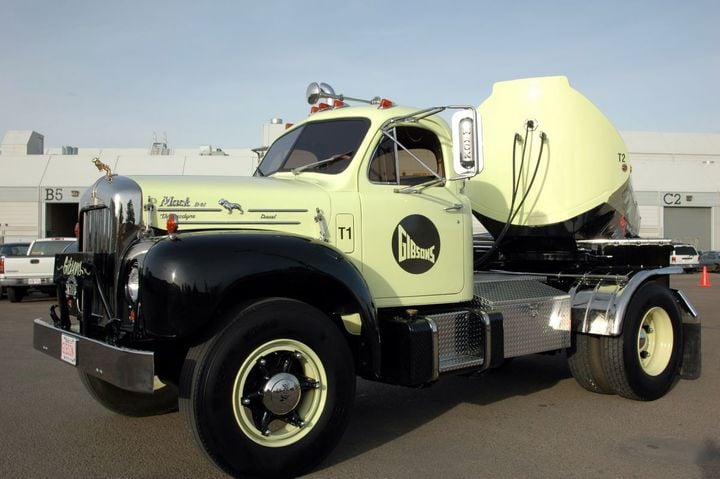 The B Series was the first Mack truck to be offered with a diesel engine as  the standard spec. - Photo: Jim Park