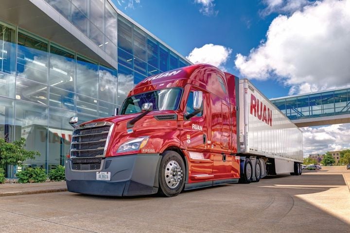 In addition to alternative-fueled and electric trucks, Ruan continues to test, study, and...