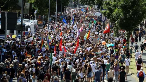 Reuters Protesters in Essen