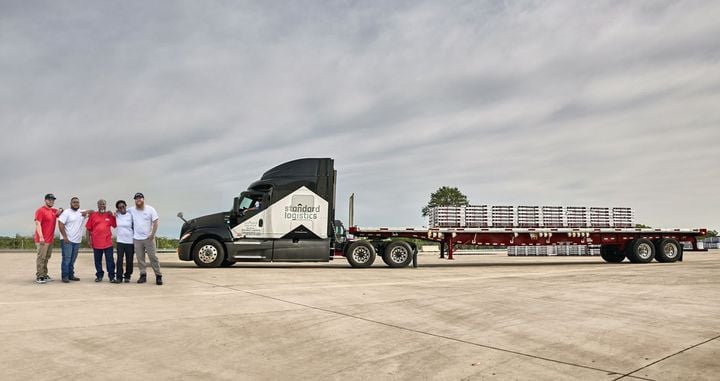 Recently Standard Logistics rolled out a driver app where drivers can see all their safety metrics in real time so they know exactly where they are in terms of earning their safety bonus. - Photo:...