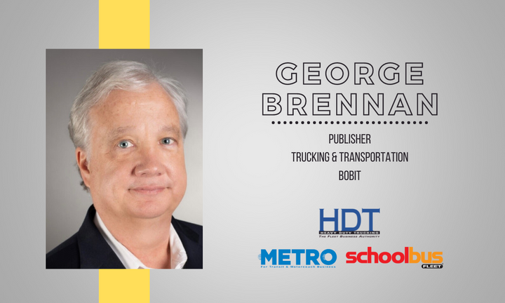 George Brennan brings B2B publishing experience to his new role with Heavy Duty Trucking. - Image: HDT Graphic