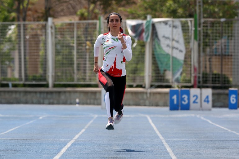 Farzaneh Fasihi Iranian sprinter