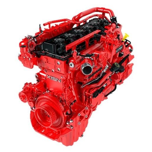 Cummins X15N natural gas truck engine.