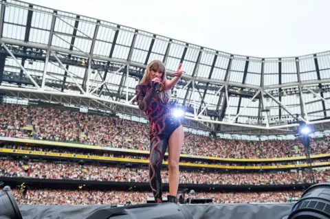 Getty Images Taylor Swift in Dublin