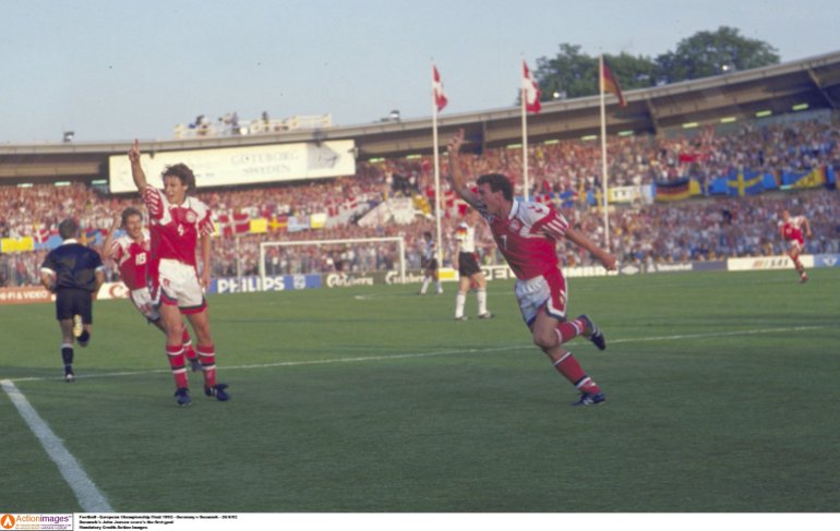 Football - European Championship Final 1992 - Germany v Denmark - 26/6/92 