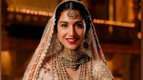 ANI Radhika Merchant smiles in a photoshoot before the wedding