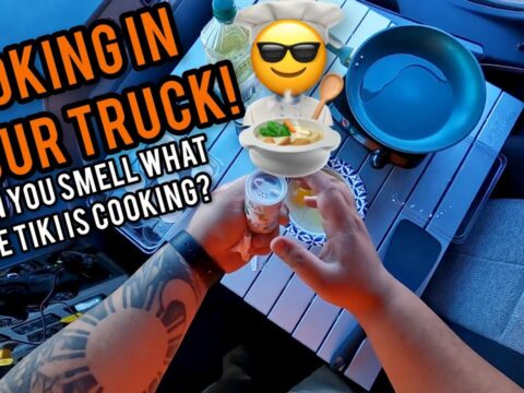 Truck Tour and I Cook Breakfast! Vlog Rookie Trucker OTR