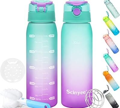 Scinyee Sport Water Bottle Markers