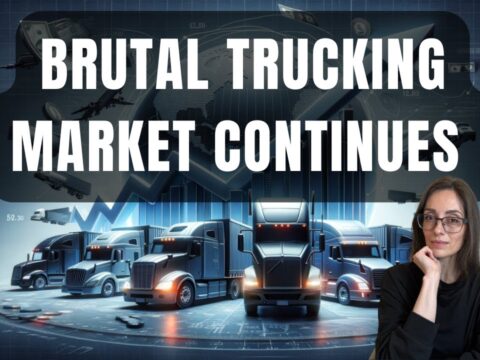 Trucking Is Still Brutal Affecting Both Small Carriers and Mega Carriers