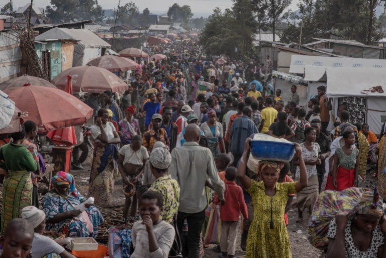 Protest against Rwanda, West in eastern DR Congo city of Goma