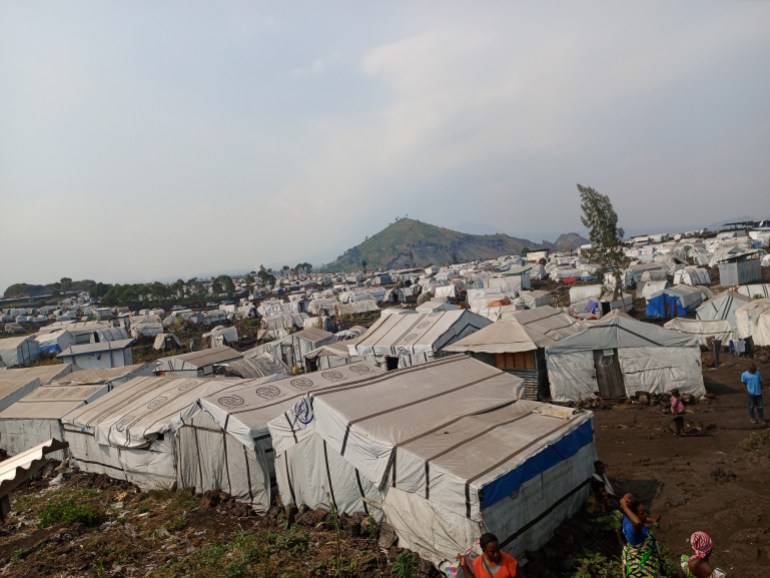 IDP camp in DRC