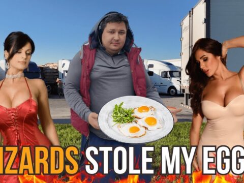 Lizards Stole My EGGS Culinary Chronicles in the Trucker life work trucker funny automobile