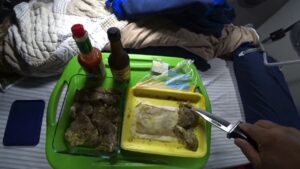 February 4, 2020/61 Trucking.cooking marinated chicken on HOTLOGIC MINI