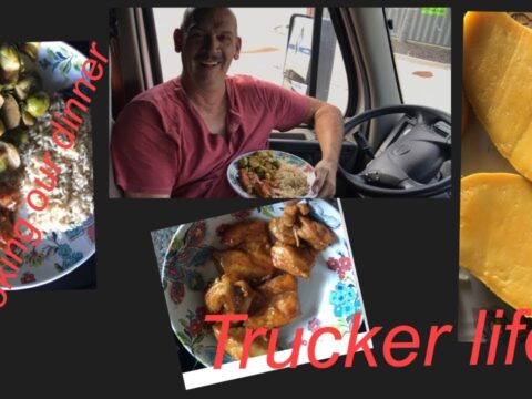 Trucker life/ cooking own food no problem/ chicken Tocino Filipino cooking