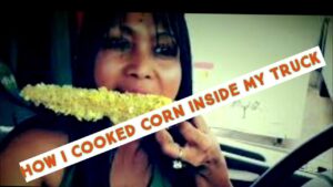 PINAY FEMALE TRUCK DRIVER |COOKED CORN INSIDE MY TRUCK