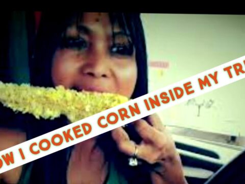 PINAY FEMALE TRUCK DRIVER |COOKED CORN INSIDE MY TRUCK