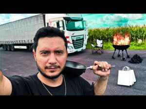 I Cook My Favorite Food Risotto in the Truck 1 Day Vlog on the Truck