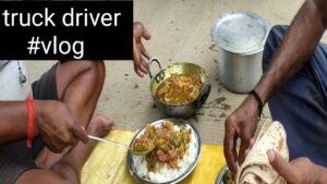 Cooking inside the truck !! Truck driver life in india