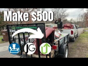 HOW TO MAKE $500 HAULING WITH A PICKUP TRUCK