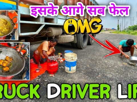 Indian Truck Driver life Truck ke Andar Kitchen Setup Cooking With Truck Driver vlog driver