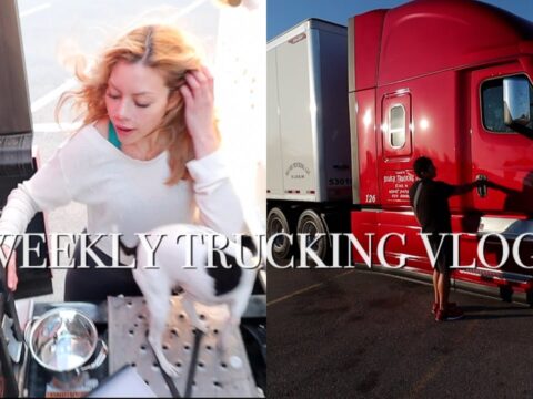 Trucking Vlog Back to Work, Reorganizing, Cooking in the truck