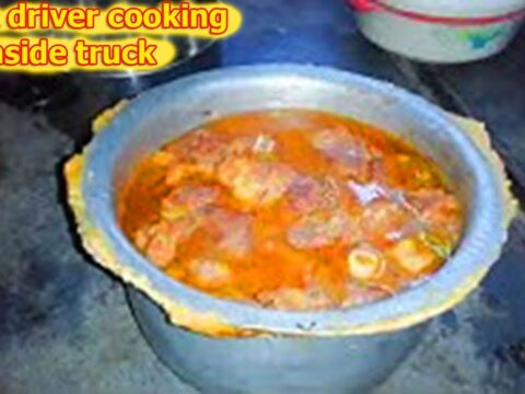 Food preparation in Kuwait |Driver Life Style |Truck driver cooking inside truck |Ma Driver Life