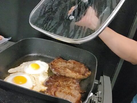 Trucker Gal Kitchen: Ribeye Steak and Eggs