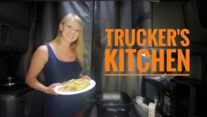 COOKING Breakfast Scramble in our SEMI TRUCK Trucker’s Kitchen