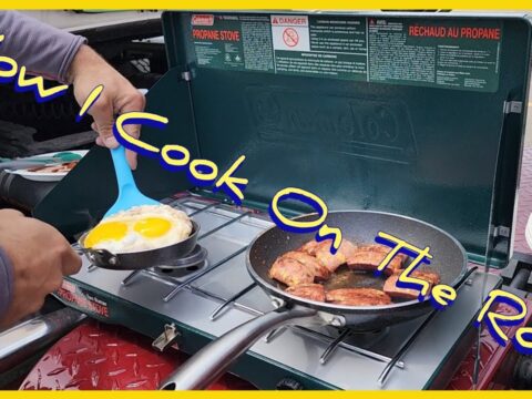 Trucker Cooks On The Road With A Camping Stove // EP 104