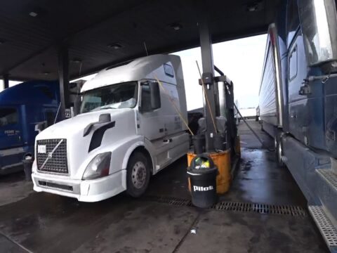 February 7, 2020/64 Trucking, Fueling, Hotligic mini cooking, Loading. Wisconsin