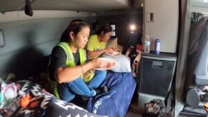 Cooking Dried Fish in the Truck Pinay Truck Drivers