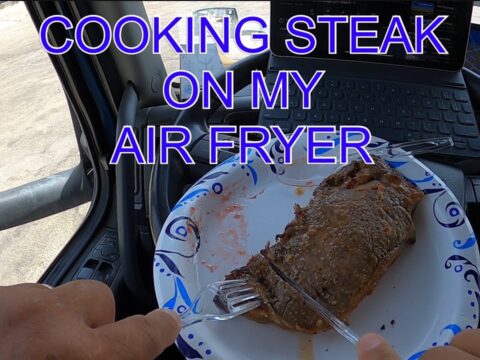 July 19, 2022/205 Trucking and cooking steak. Loading Fort Worth Texas