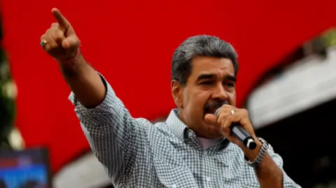 Reuters Venezuelan President Nicolás Maduro delivers a speech during a rally to celebrate the results of last month's presidential election, in Caracas, Venezuela August 28, 2024.