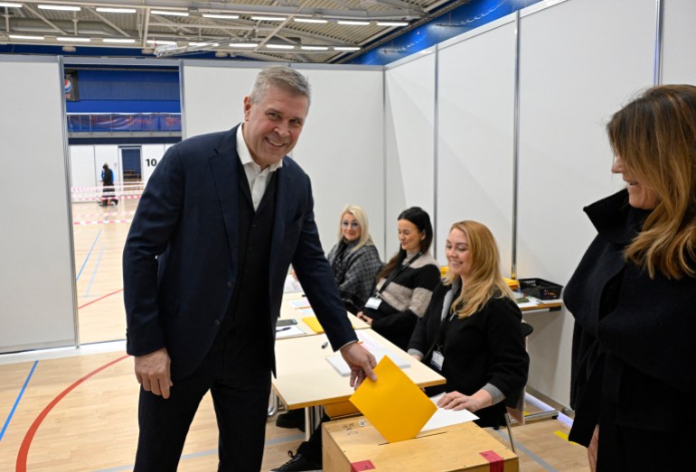 Iceland's Prime Minister voting