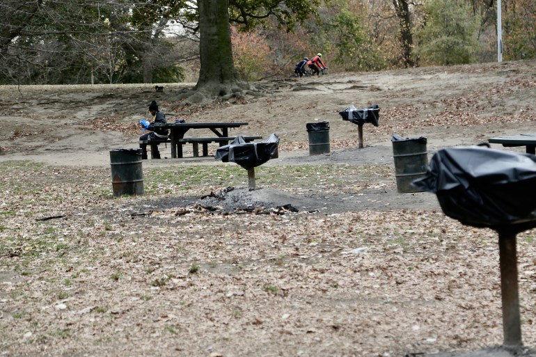 Prospect Park brush fire