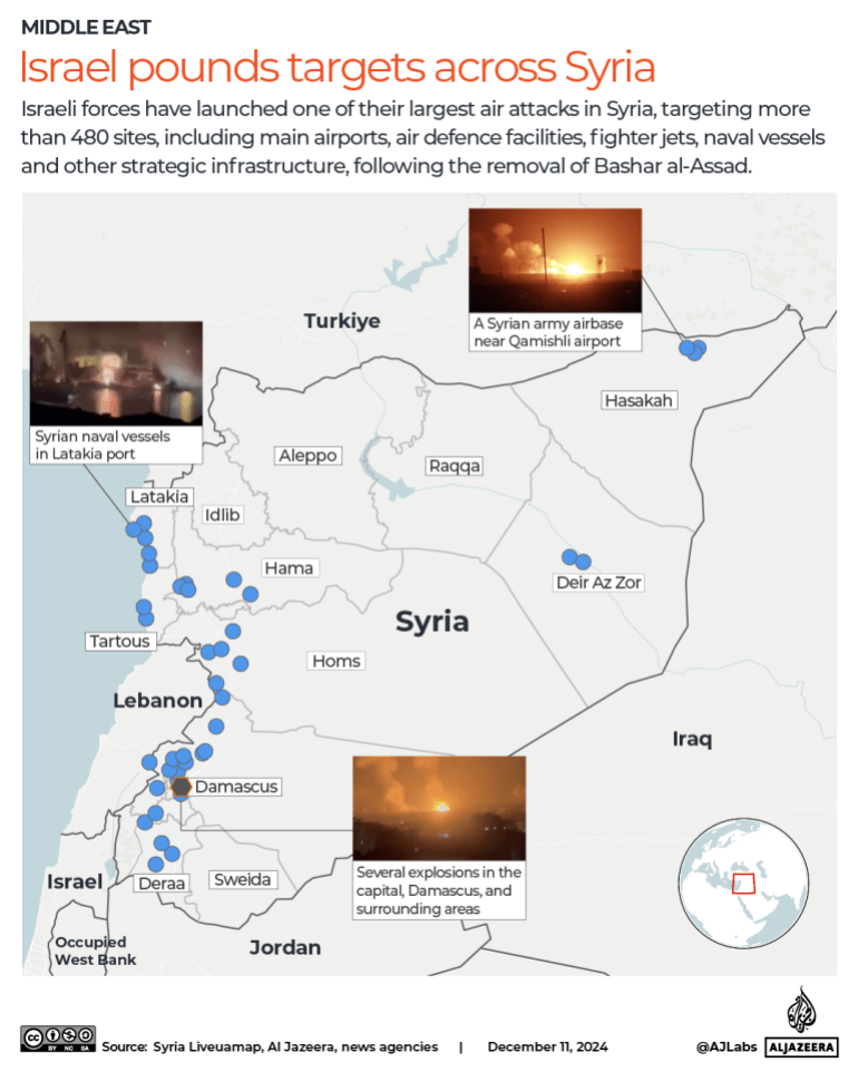 INTERACTIVE - Israel pounds targets across Syria-1733897220