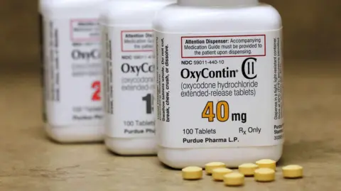 Reuters Bottles of prescription painkiller OxyContin pills, made by Purdue Pharma LP